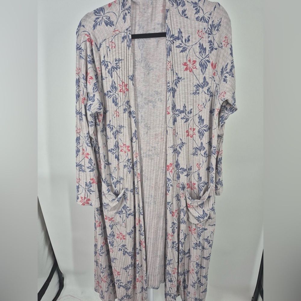 LuLaRoe women’s Sarah size Large floral long cardigan